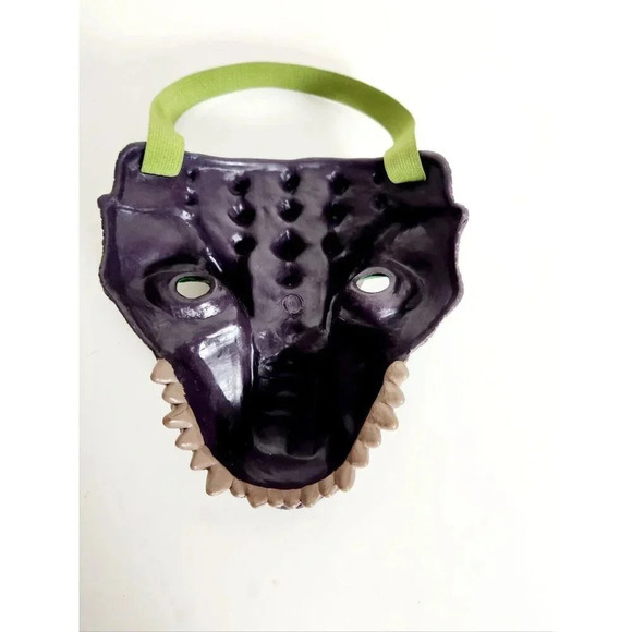 Maschera Dinosauro T-Rex in PVC | Jurassic World Ovosauro Maxisorprese - Picture 6 of 7